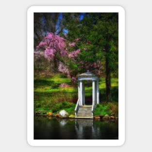 Gazebo In Spring Sticker